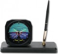 Aviation Clock/ Desk Pen Set - Horizon