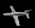 Silver Airplane Pin