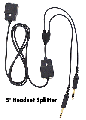 Avcomm 5' Headset Splitter
