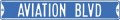 Aviation Blvd magnet 