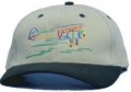 Nostalgia Tan/Blk Ball Cap with Airplane Outline